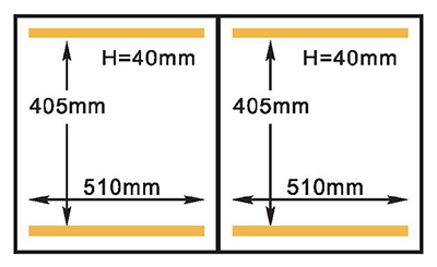 حجم غرفة آلة ختم الفراغ Hualian HVC-510S/2A