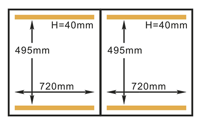 حجم غرفة آلة ختم الفراغ Hualian HVC-720S/2A