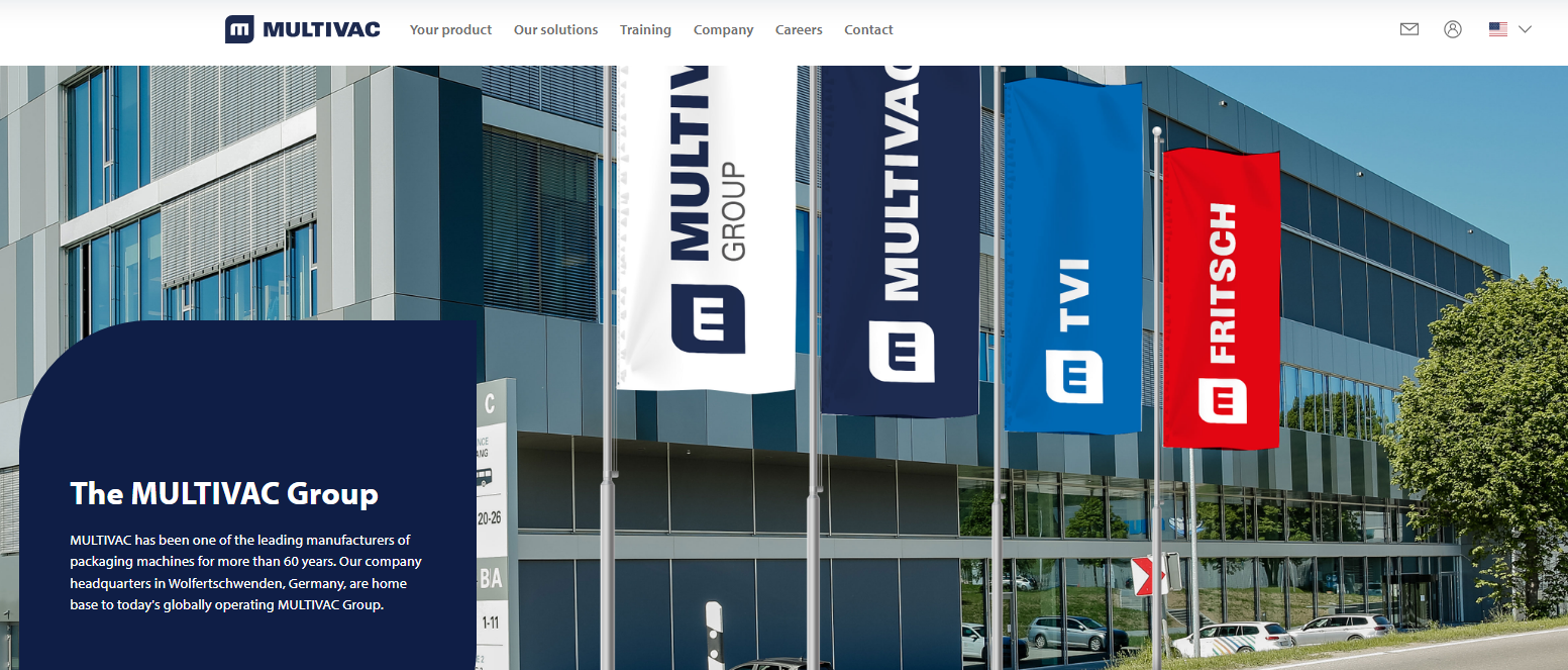 آلة تغليف الخرائط Multivac