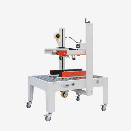 آلة تغليف الكرتون ذات الشريط اللاصق شبه الأوتوماتيكية للكرتون الكبير FXJ-8070B