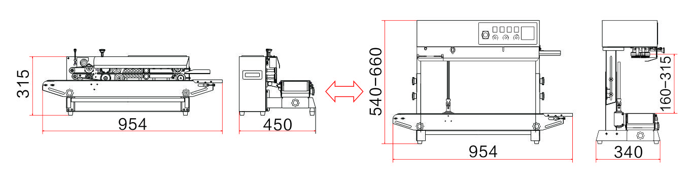 حجم آلة الختم الموافقة المسبقة عن علم