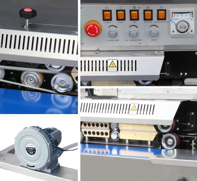 صلبة ترميز الهواء الشفط المستمر بلاستيك كيس 